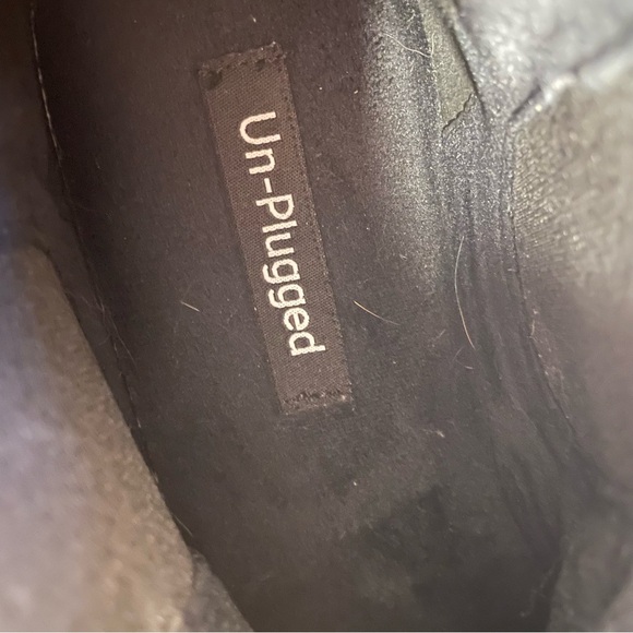 UN-PLUGGED leather high top sneaker boots size 39 EU US 8.5 - Picture 8 of 8